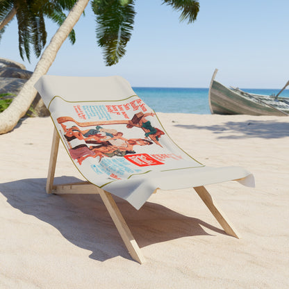 Sinful Davey Vintage Movie Poster Beach Towel | Retro Movie Art Towel