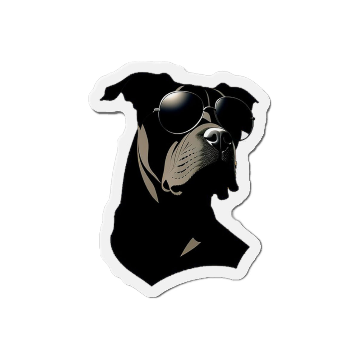 Dog with Sunglasses Magnets