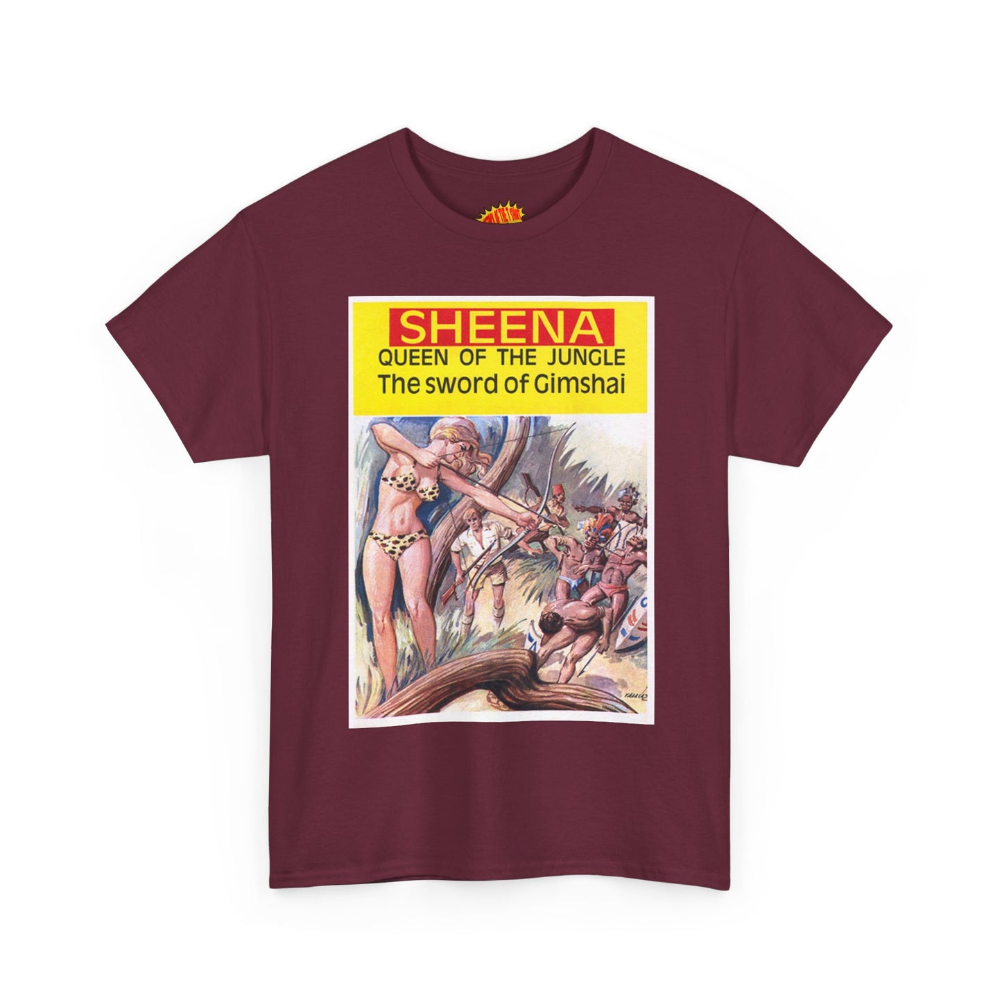 Sheena Queen of the Jungle Comic Tee Shirt *Multiple Colors*