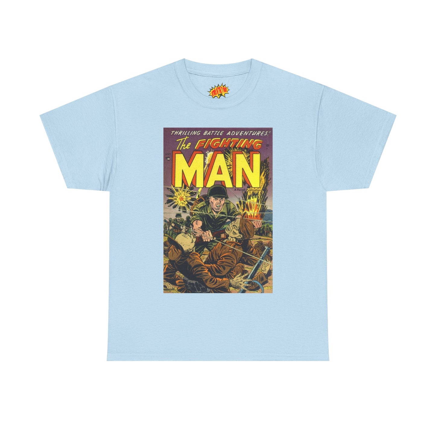 The Fighting Man September Comic Tee Shirt *Multiple Colors*