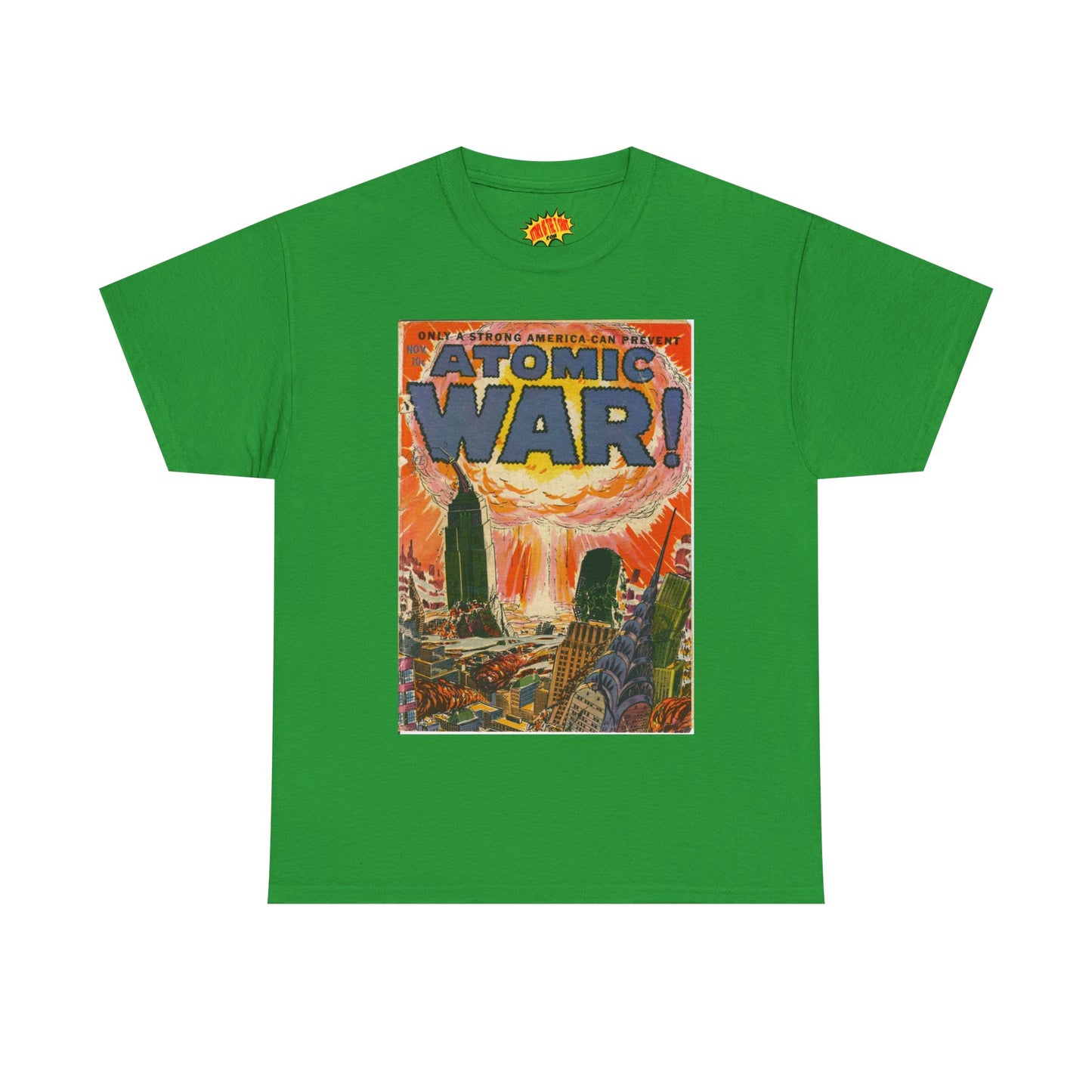 Atomic War Nov. Comic Tee Shirt *Multiple Colors*