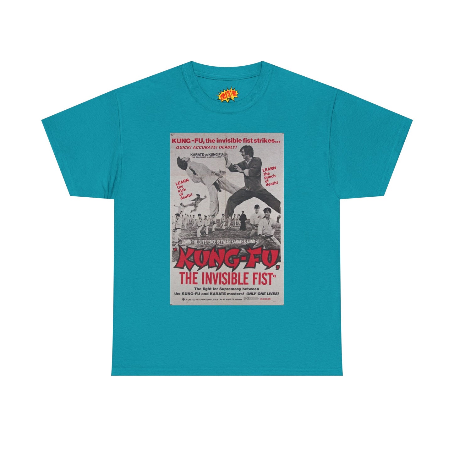 Kung Fu the Invisible Fist Movie Poster T-Shirt *Multiple Colors*