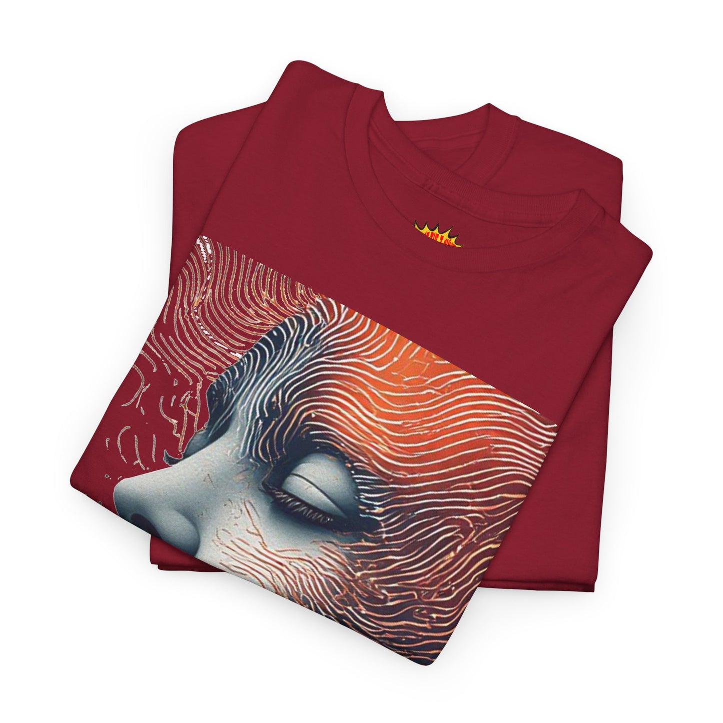 Graphic Art Face Tee Shirt *Multiple Colors*