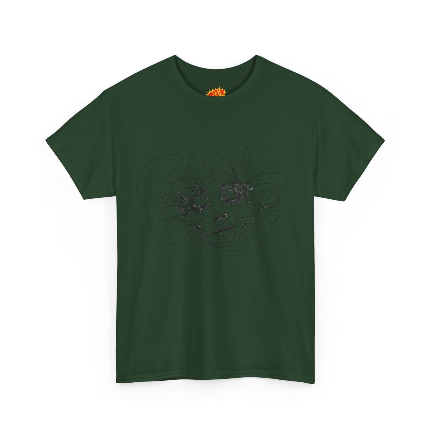 Abstract Face Line Drawing Graphic Art Tee Shirt *Multiple Colors*