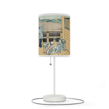 The Sazai Hall by Hokusai Japanese Lamp