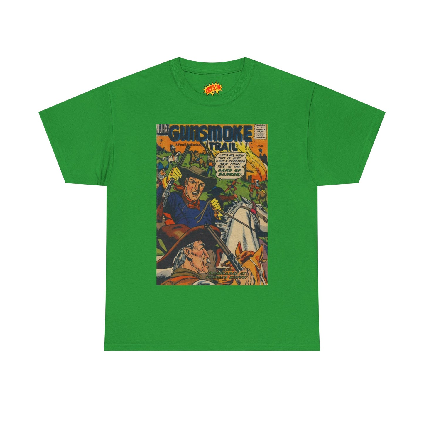Gunsmoke Trail August Comic Tee Shirt *Multiple Colors*