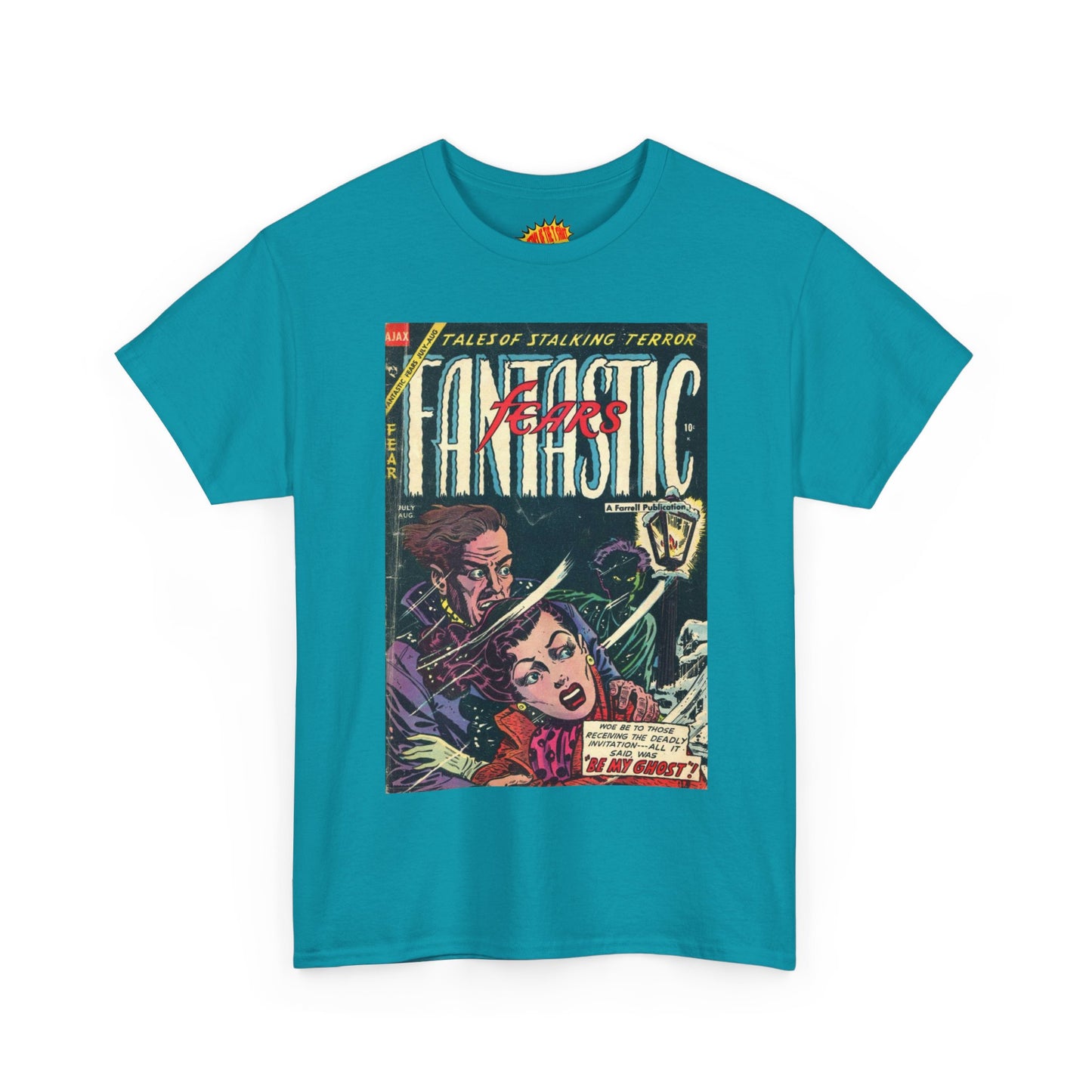 Fantastic Fears July - August Comic Tee Shirt *Multiple Colors*