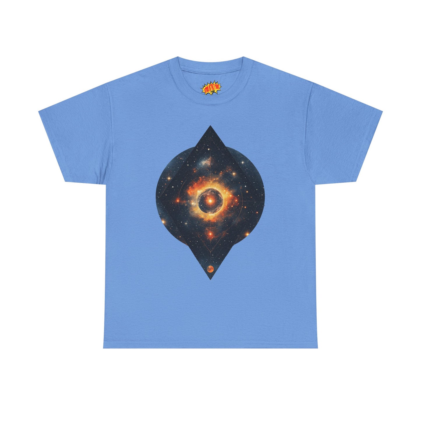 Rounded Diamond Shape Nebula Graphic Space Art Tee Shirt *Multiple Colors*