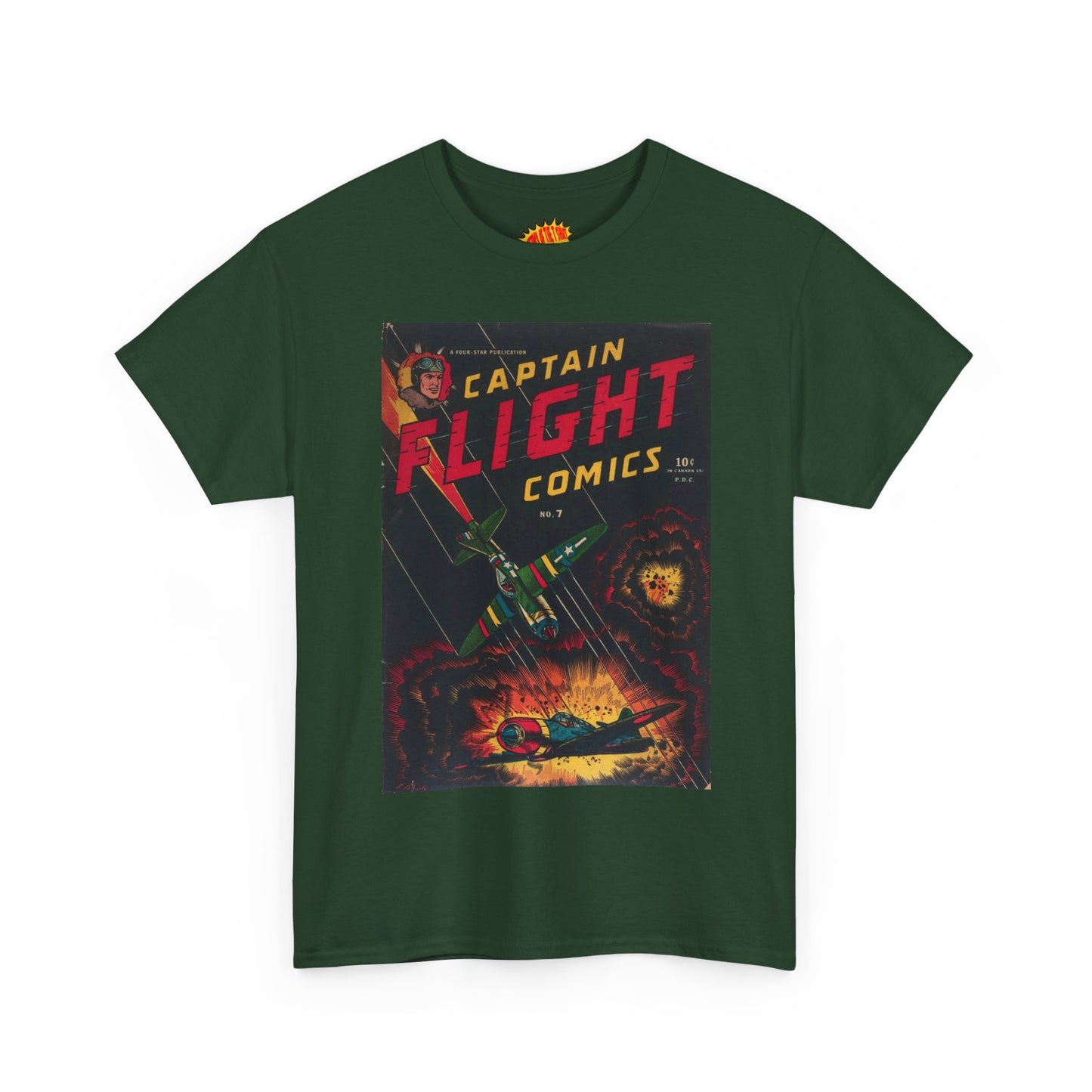 Captain Flight No. 7 Comic Tee Shirt *Multiple Colors*