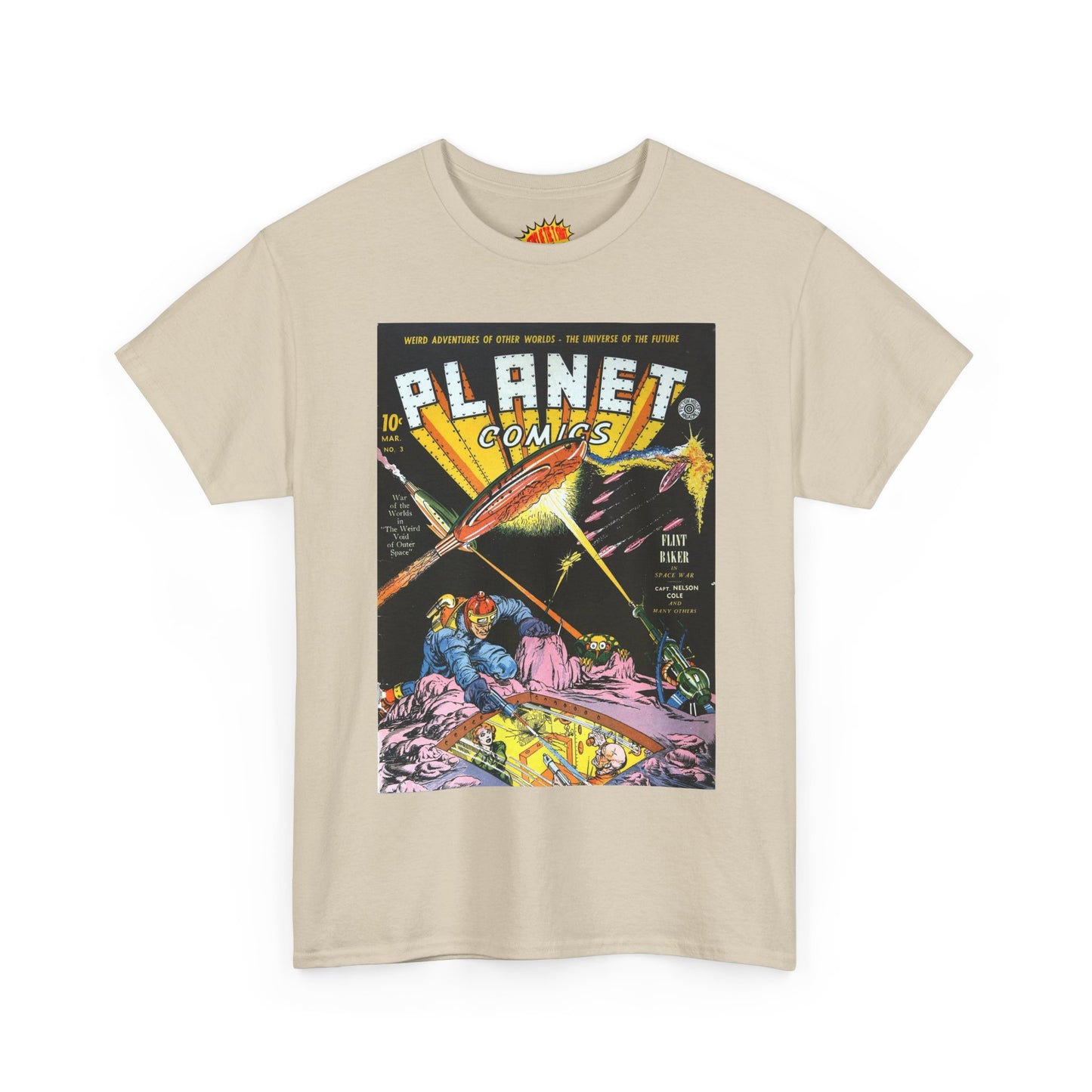 Planet Comics #3 - Heavy Cotton Tee *Light Colors*