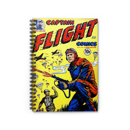Captain Flight July Comic Cover Notebook