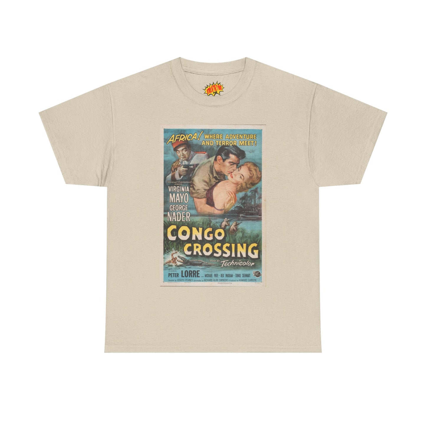 Congo Crossing Movie Poster T-Shirt *Multiple Colors*
