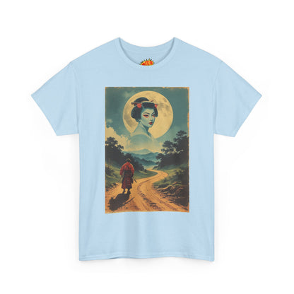 Walking Samurai w/Cloud Moon Woman T-Shirt