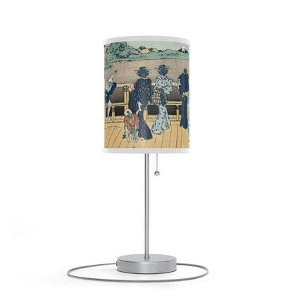 The Sazai Hall by Hokusai Japanese Lamp