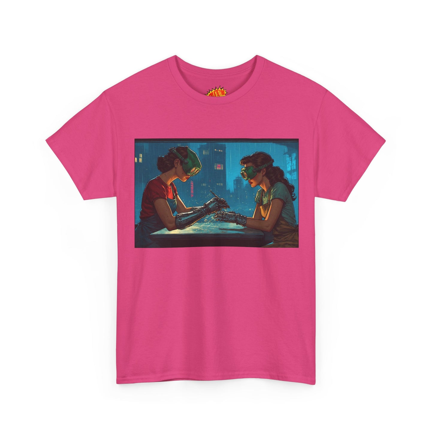 Cyberpunk Cyborg Hand Repair Scene T-Shirt *Multiple Colors*