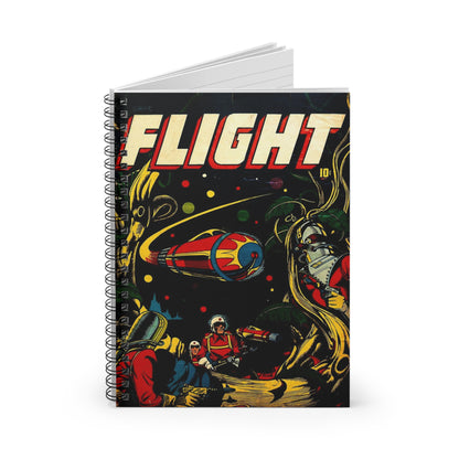 Captain Flight Comic Spiral Notebook