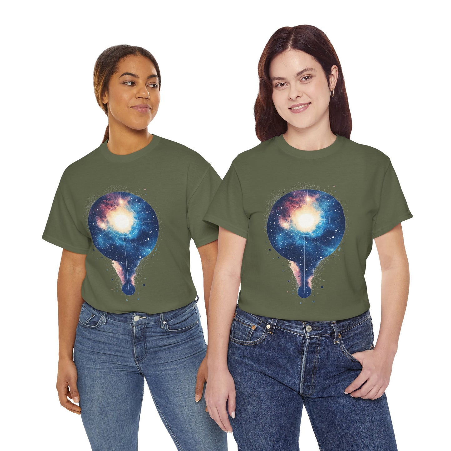 Star Galaxy Nebula Art Graphic Tee Shirt *Multiple Colors*