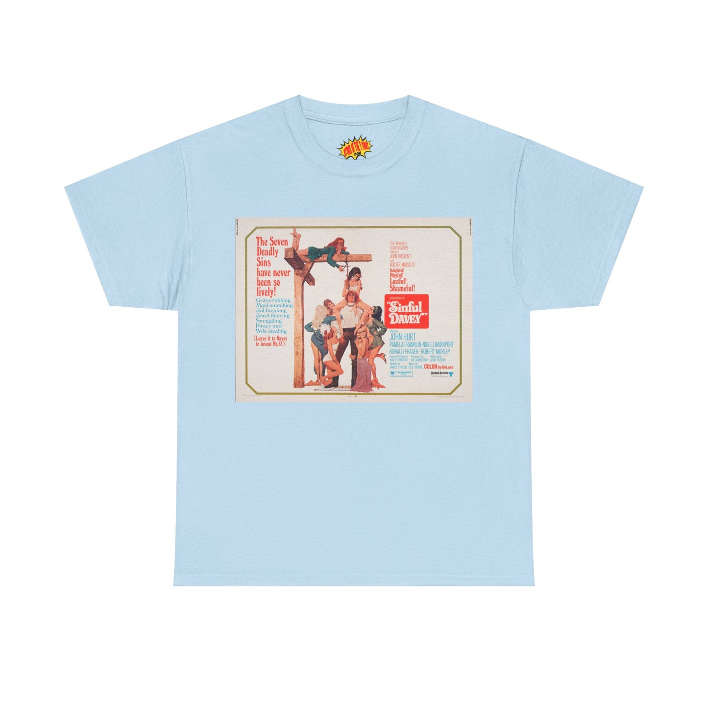 Sinful Davey Movie Poster T-Shirt *Multiple Colors*