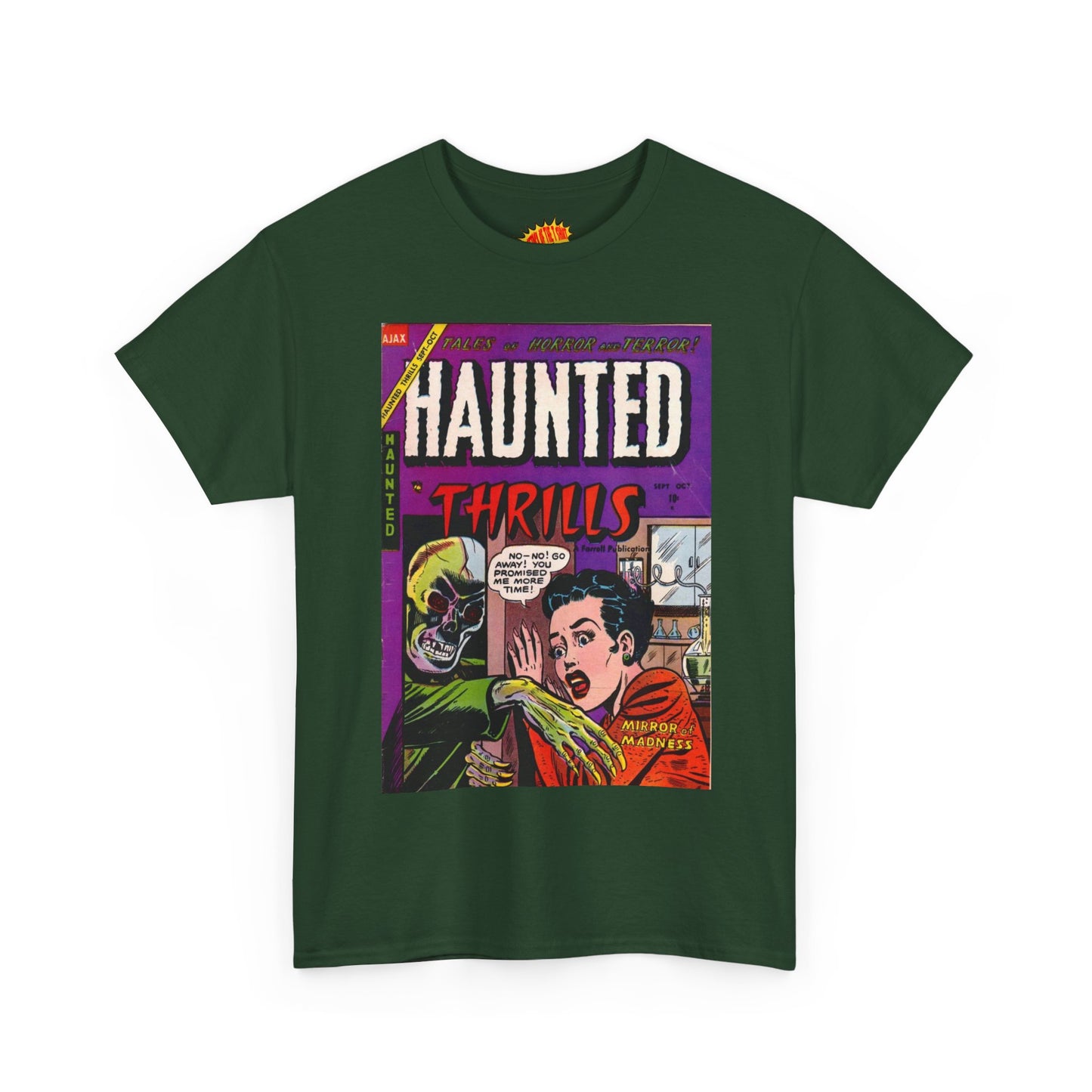 Haunted Thrills September - October Comic Tee Shirt *Multiple Colors*