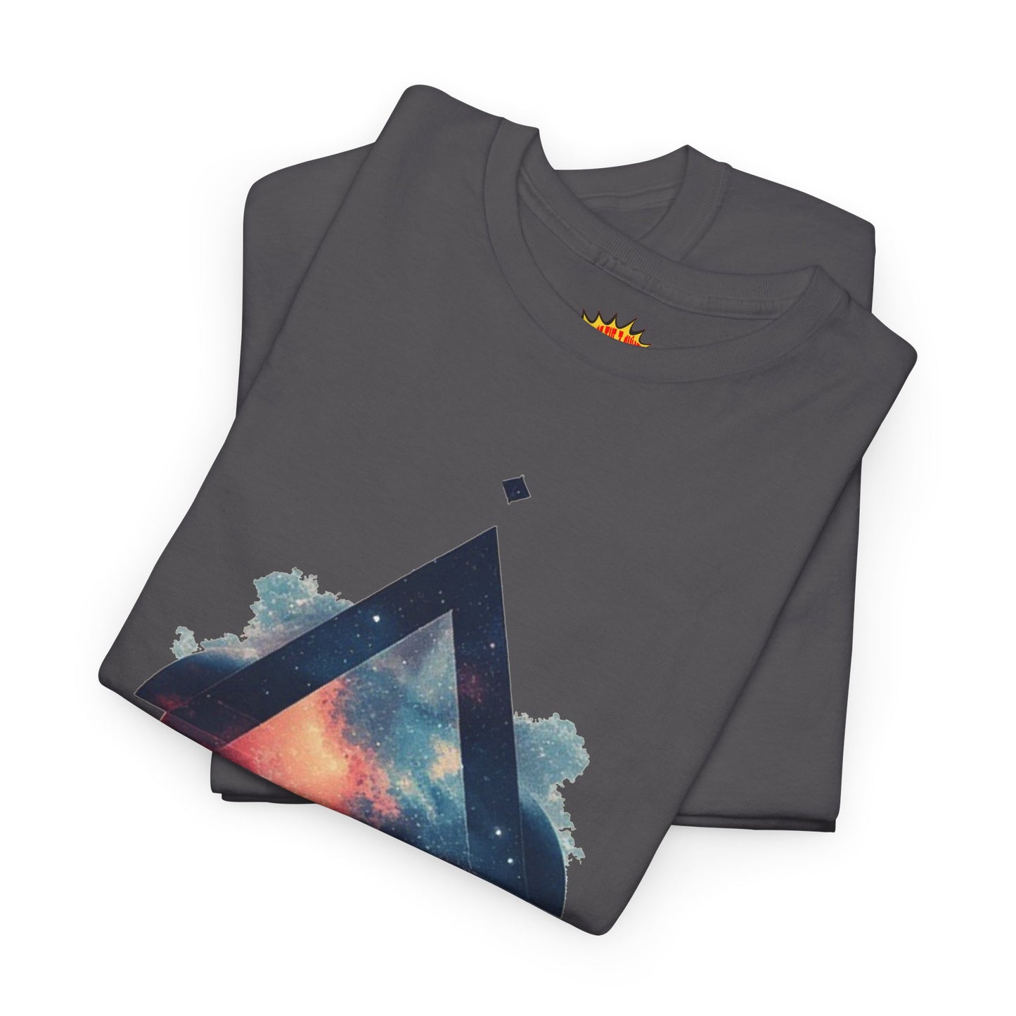 Split Diamond Shape Nebula Graphic Space Art Tee Shirt *Multiple Colors*