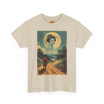 Walking Samurai w/Cloud Moon Woman T-Shirt