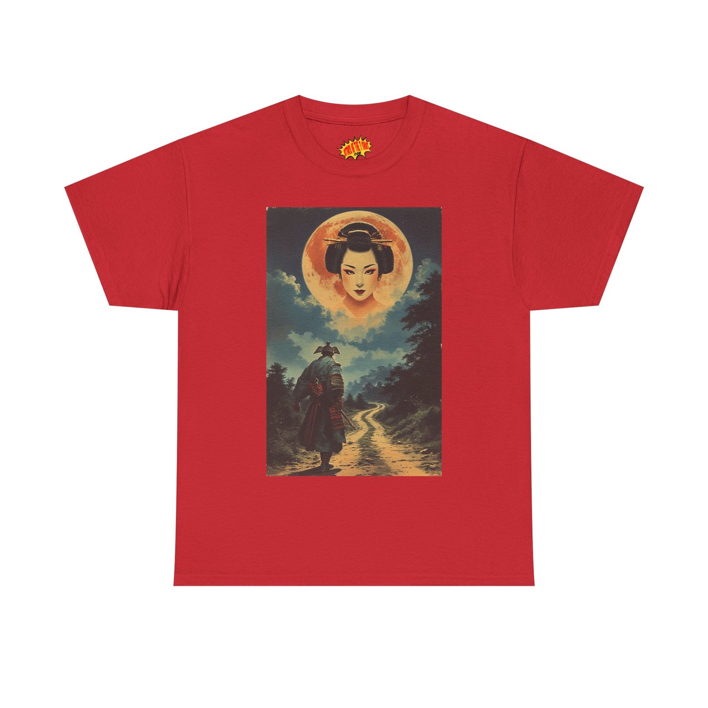 Samurai w/Blood Moon Woman T-Shirt *Multiple Colors*