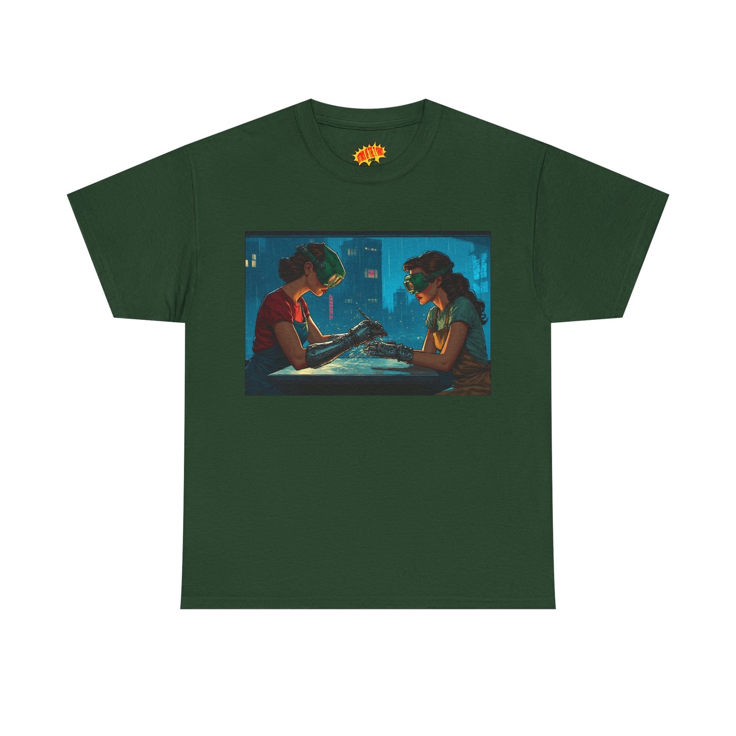 Cyberpunk Cyborg Hand Repair Scene T-Shirt *Multiple Colors*
