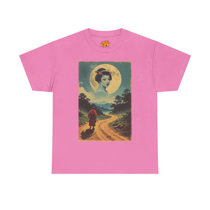 Walking Samurai w/Cloud Moon Woman T-Shirt