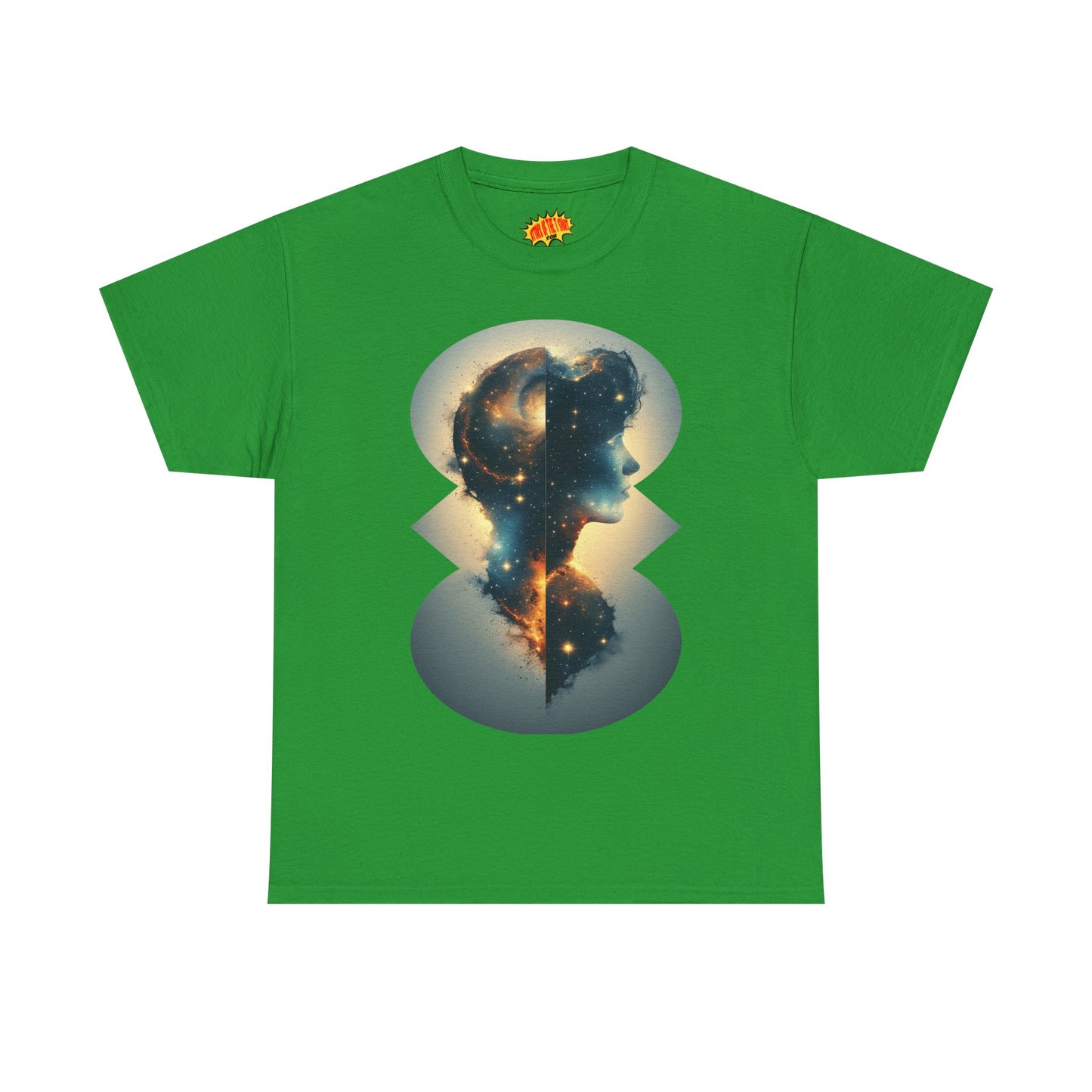 Cosmic Silhouette Galaxy Graphic Art Tee Shirt *Multiple Colors*