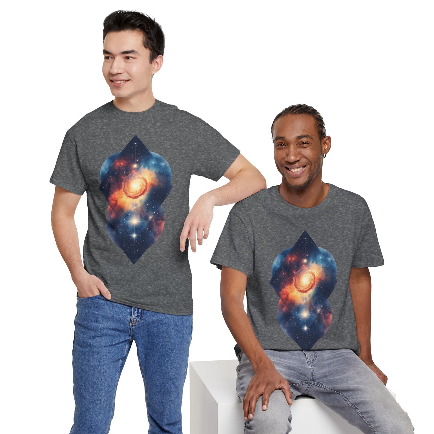 Double Diamond Nebula Graphic Space Art Tee Shirt *Multiple Colors*