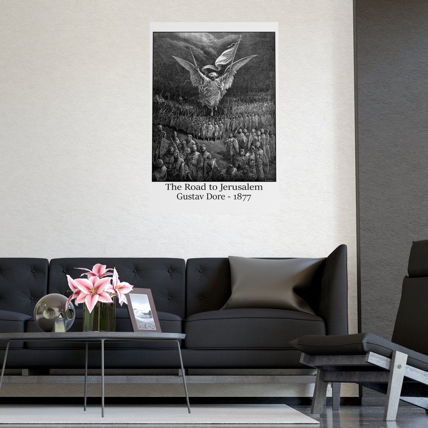 The Road to Jerusalem - Gustav Dore, 1877