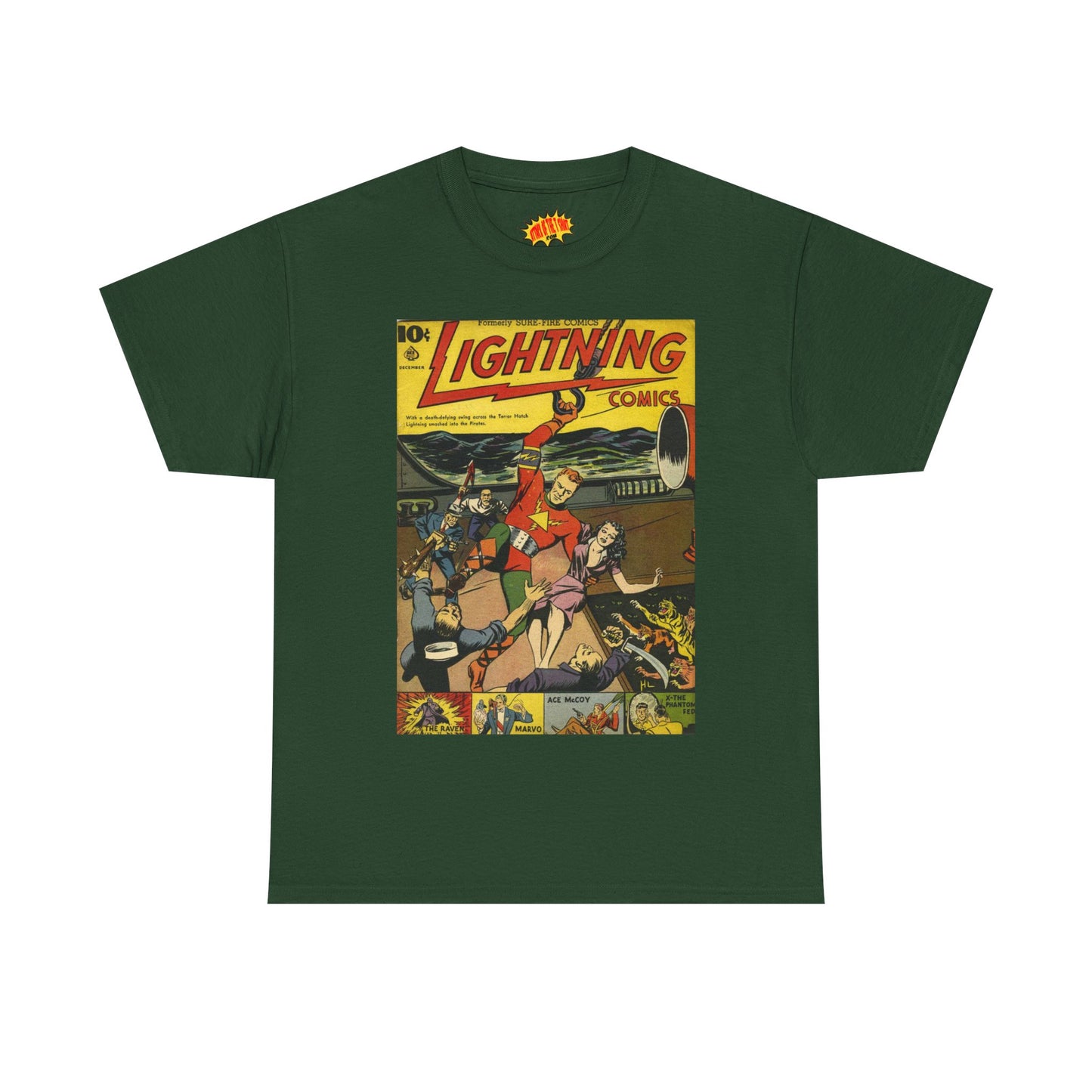 Lightning Comics December Comic Tee Shirt *Multiple Colors*