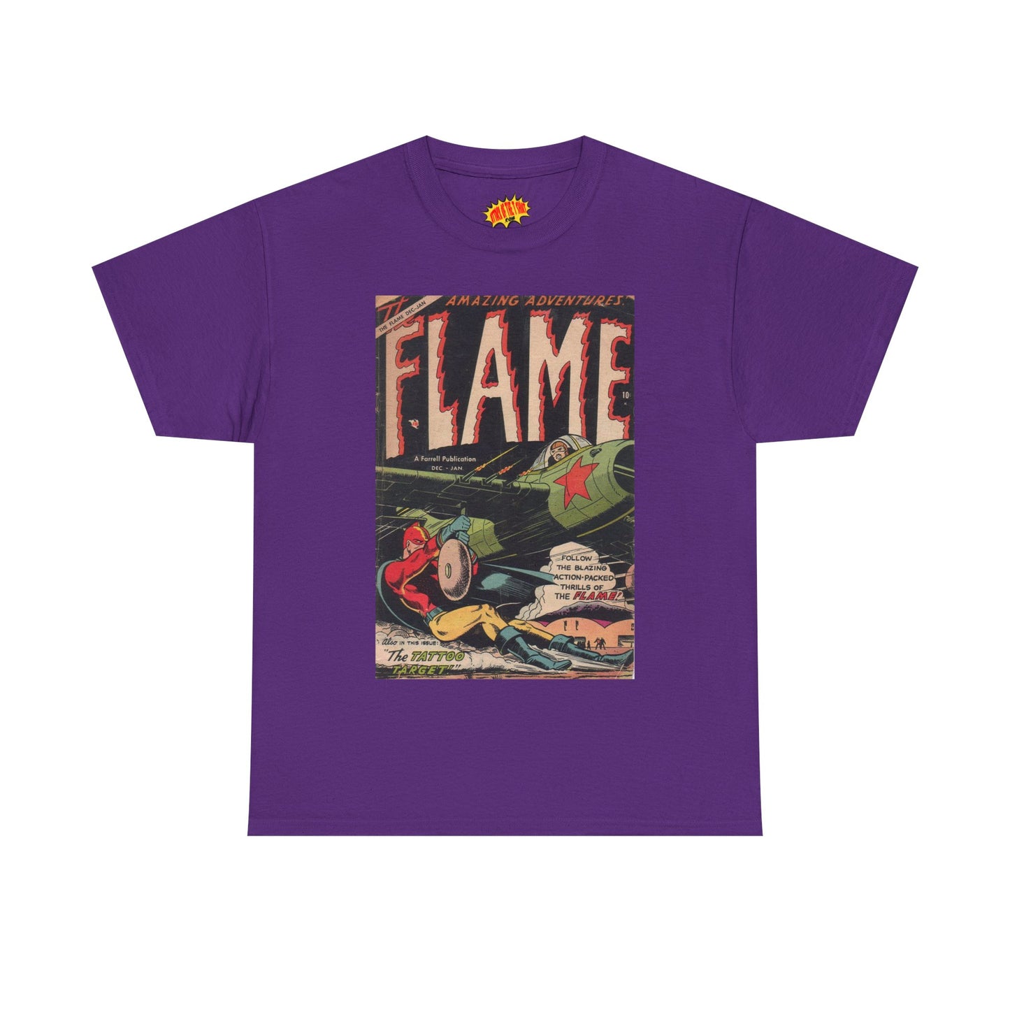 The Flame December - January Comic Tee Shirt *Multiple Colors*
