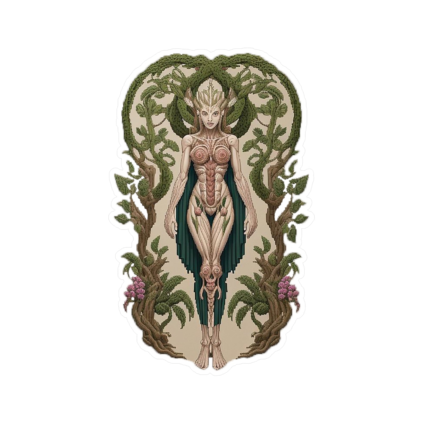 Dryad Forest Dweller Durable Vinyl Decal Sticker