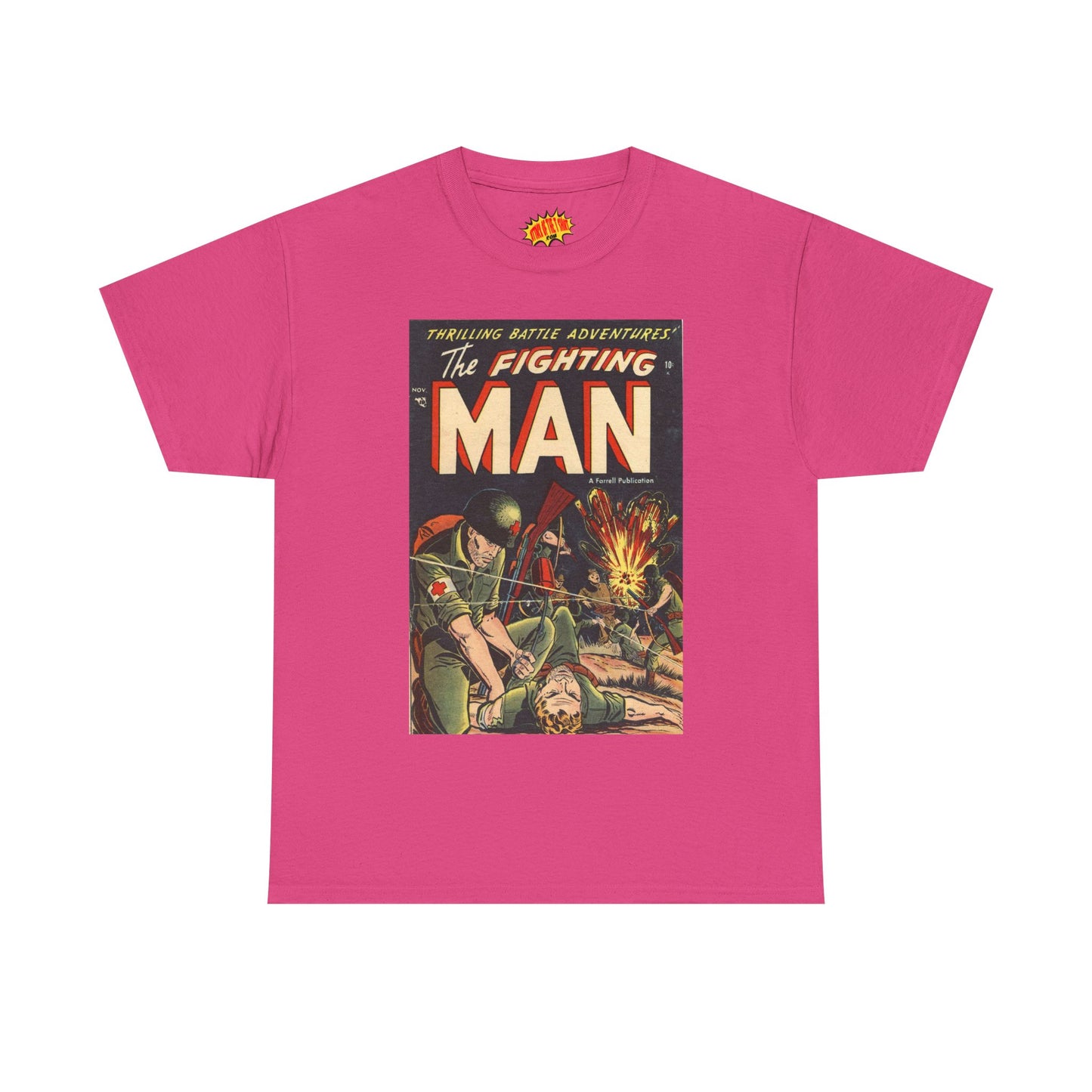 The Fighting Man November Comic Tee Shirt *Multiple Colors*