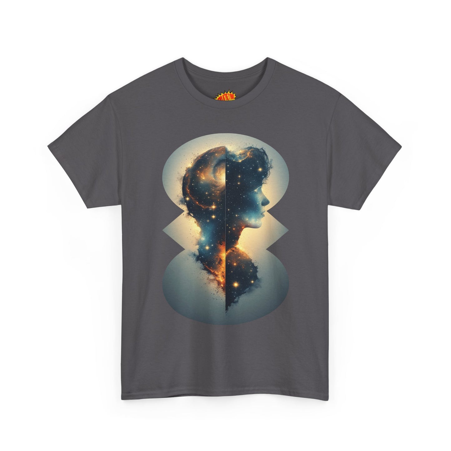 Cosmic Silhouette Galaxy Graphic Art Tee Shirt *Multiple Colors*