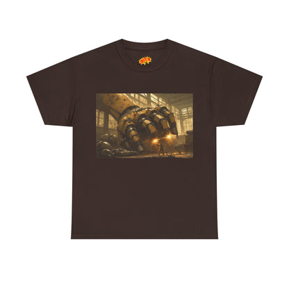 Anime Factory w/Welder & Mech Robot Hand T-Shirt