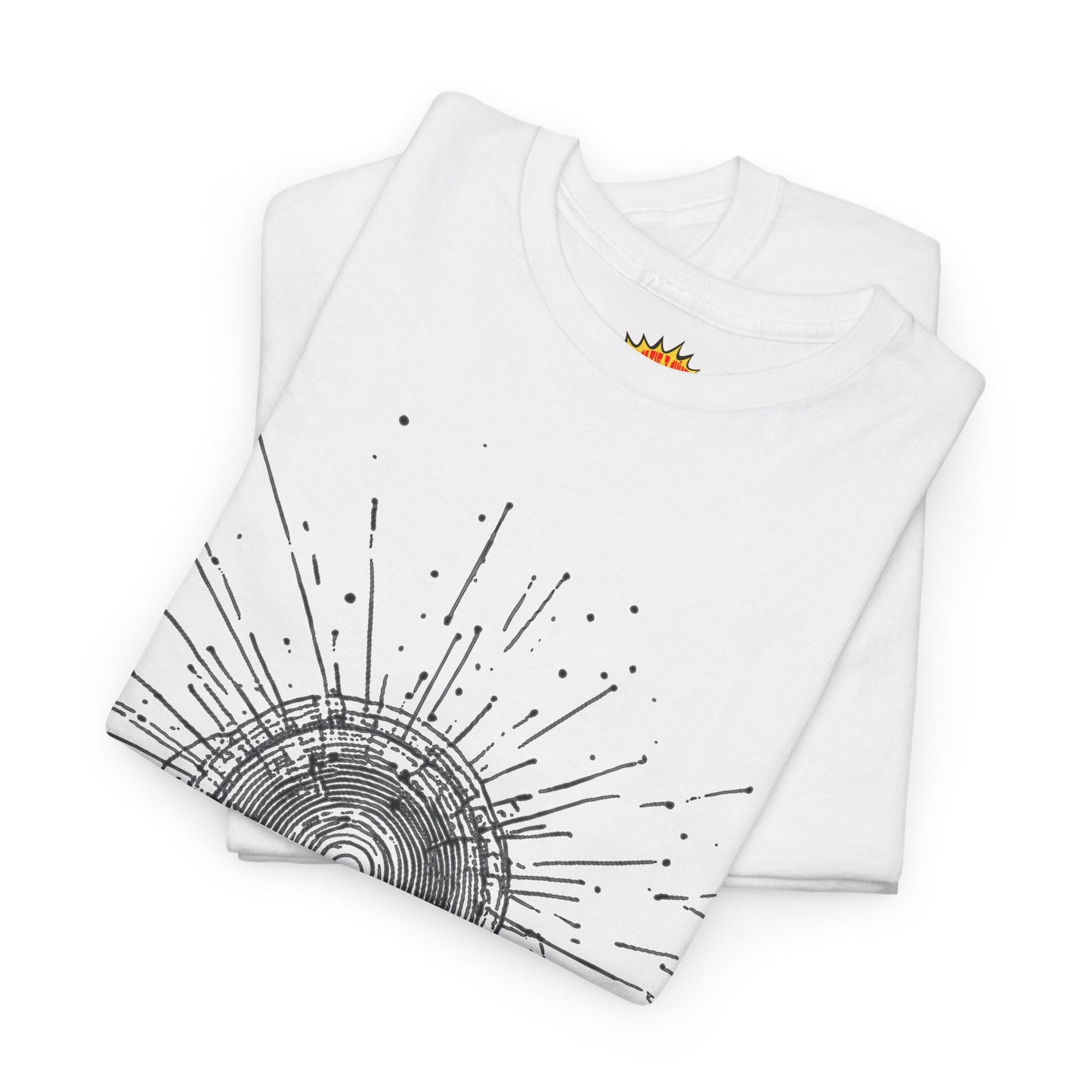 Circle Line Drawing Graphic Art Tee Shirt *Multiple Colors*