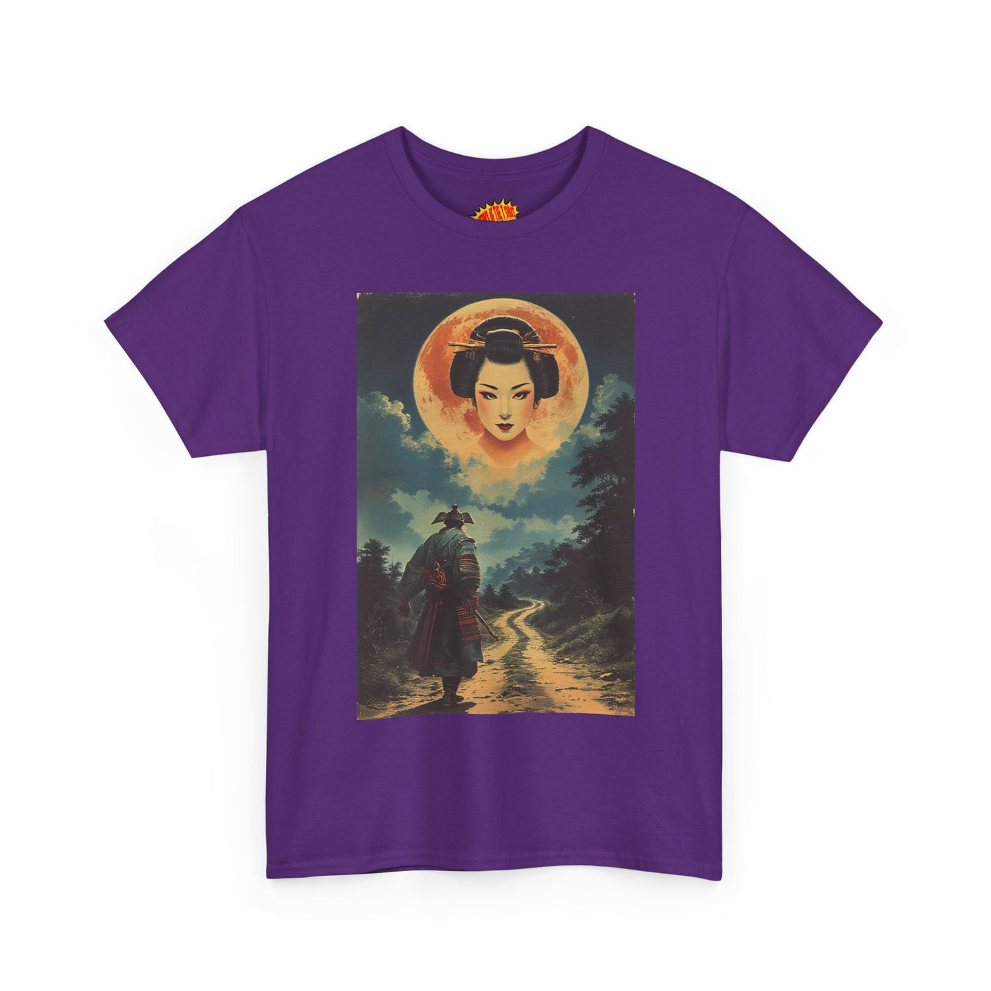 Samurai w/Blood Moon Woman T-Shirt *Multiple Colors*