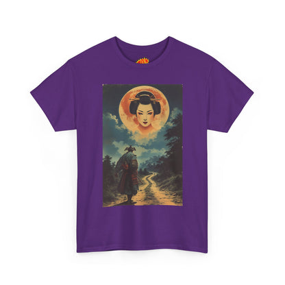 Samurai w/Blood Moon Woman T-Shirt