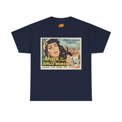Attack of the Jungle Women Movie Poster T-Shirt