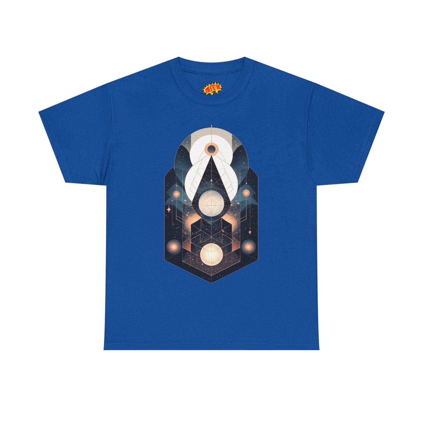 Geometric Space Art Pattern Graphic Tee Shirt *Multiple Colors*