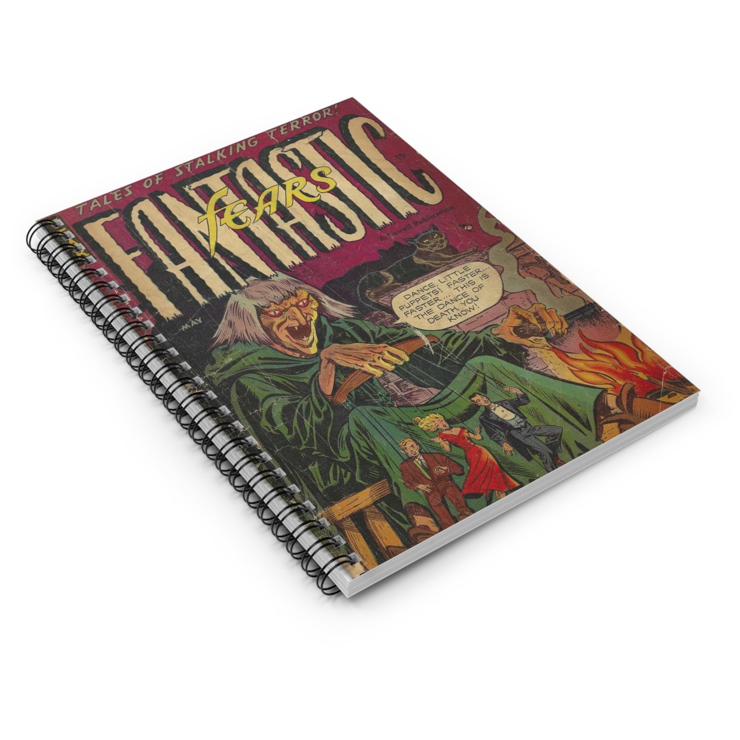 Fantastic Fears May Comic Spiral Notebook