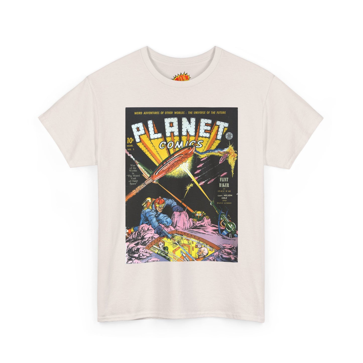 Planet Comics #3 - Heavy Cotton Tee *Light Colors*
