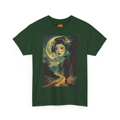 Night Traveller w/Full Moon Geisha T-Shirt