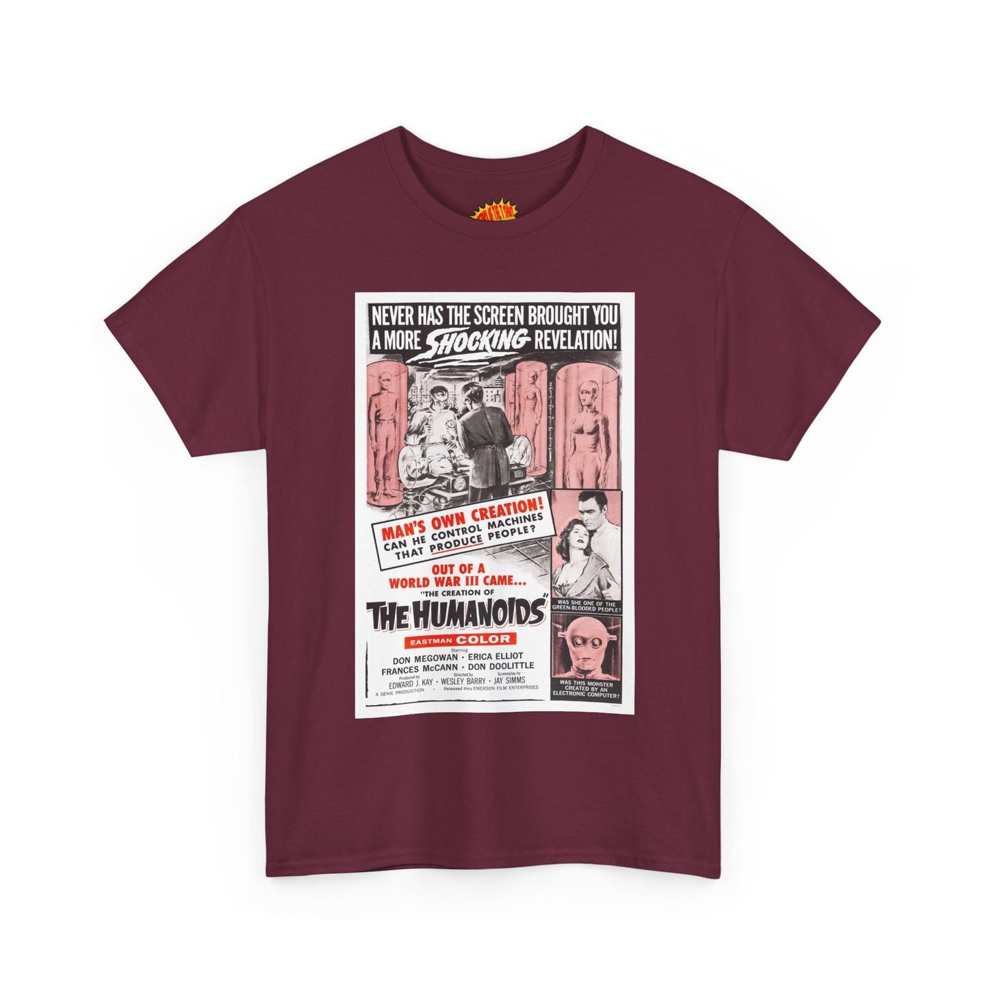 The Creation of the Humanoids Movie Poster T-Shirt *Multiple Colors*