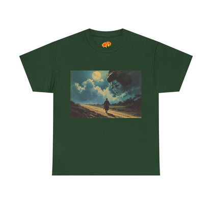 Samurai w/Night Sky Geisha Woman T-Shirt