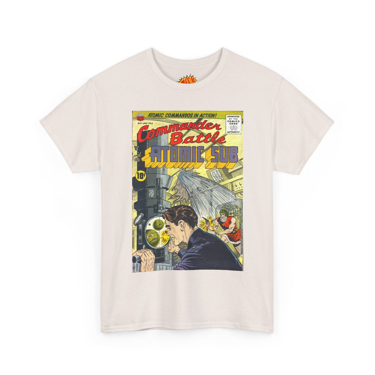 Commander Battle Atomic Sub No. 6 Comic Tee Shirt *Multiple Colors*