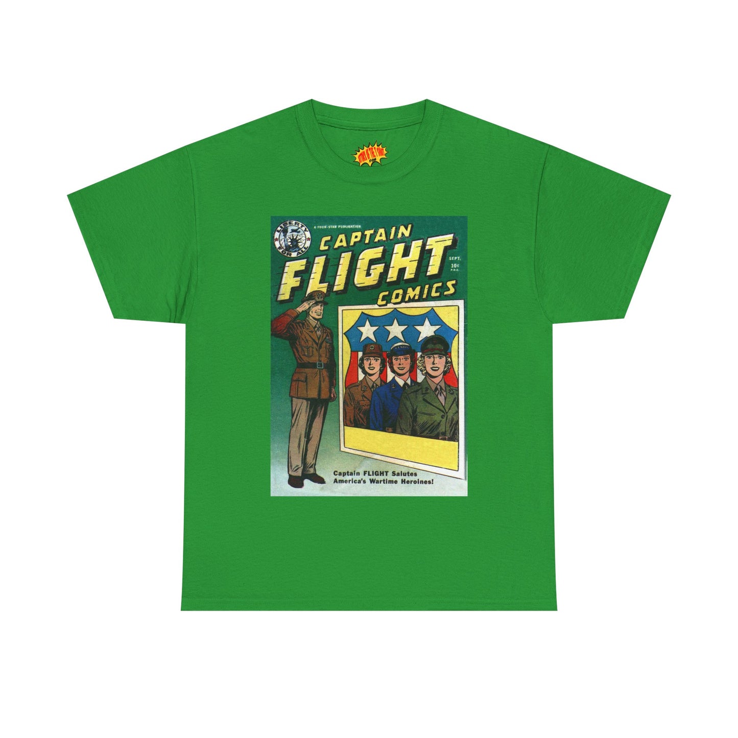 Captain Flight September Comic Tee Shirt *Multiple Colors*