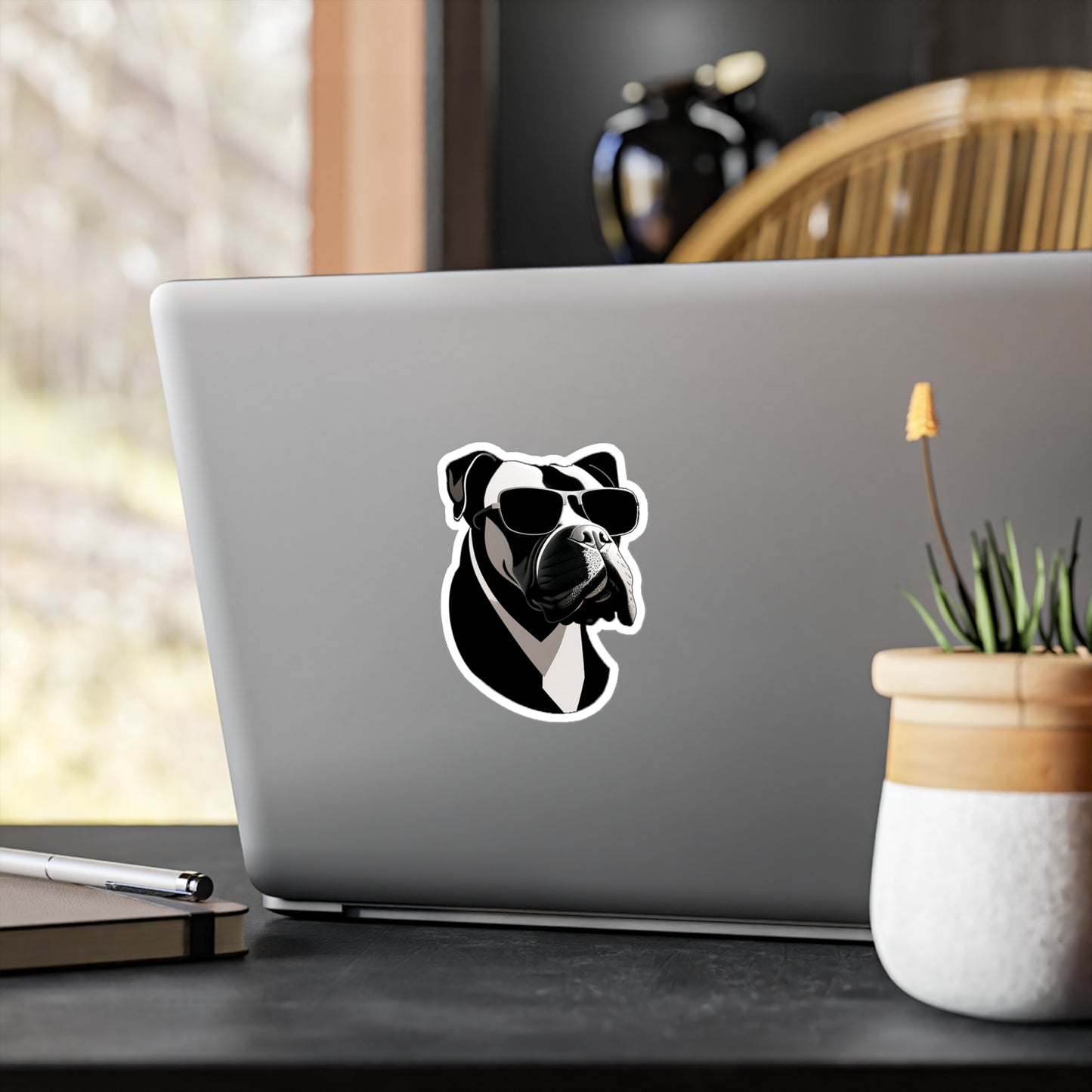 Dog with Sunglasses Durable Vinyl Decal Sticker